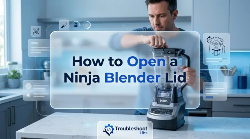 How to Open a Ninja Blender Lid-Fi