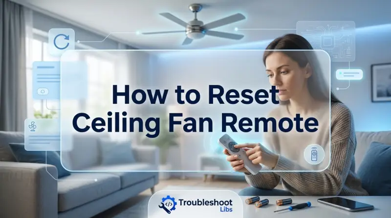 How to Reset Ceiling Fan Remote-Fi