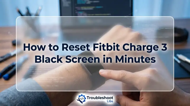 How to Reset Fitbit Charge 3 Black Screen in Minutes