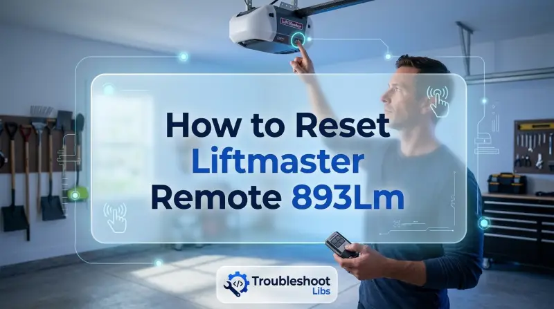 How to Reset Liftmaster Remote 893Lm-Fi