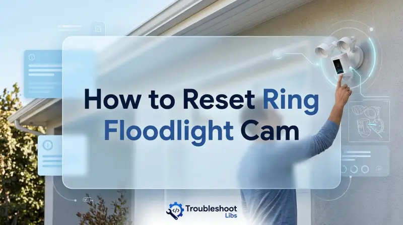 How to Reset Ring Floodlight Cam-Fi