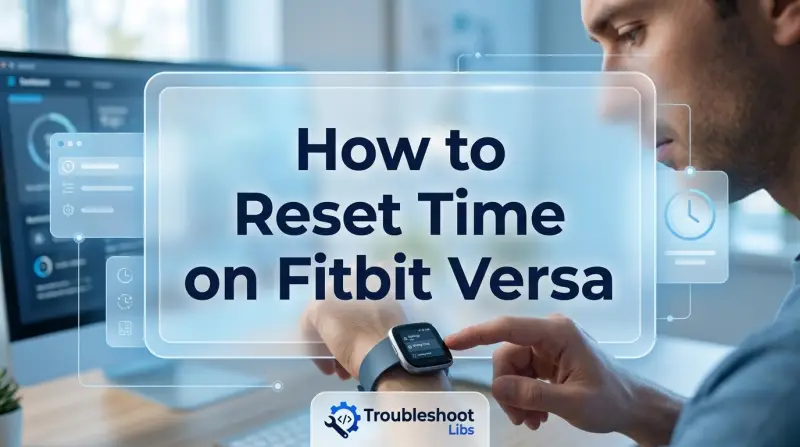How to Reset Time on Fitbit Versa-Fi