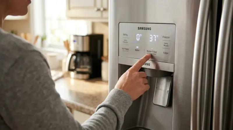 How to Reset Water Filter on Samsung Refrigerator