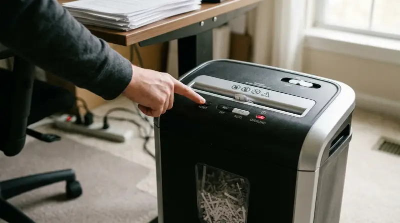 How to Reset a Paper Shredder