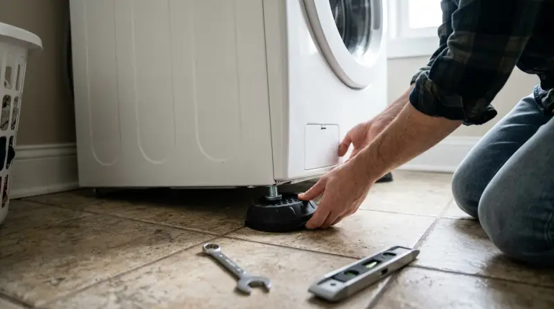 How to Stop a Washing Machine from Moving When Spinning
