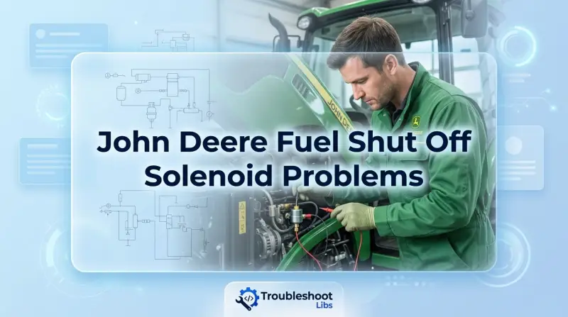 John Deere Fuel Shut Off Solenoid Problems-Fi