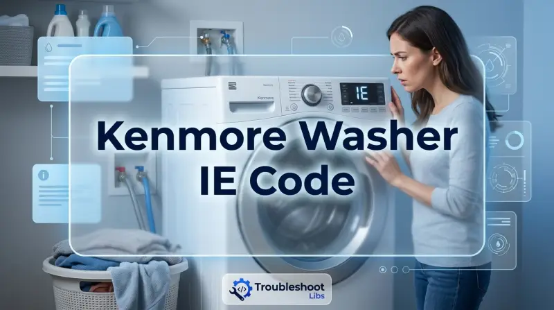Kenmore Washer IE Code-Fi