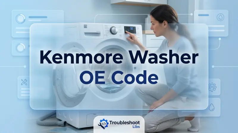 Kenmore Washer OE Code-Fi
