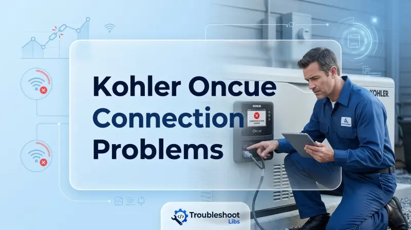 Kohler Oncue Connection Problems-Fi
