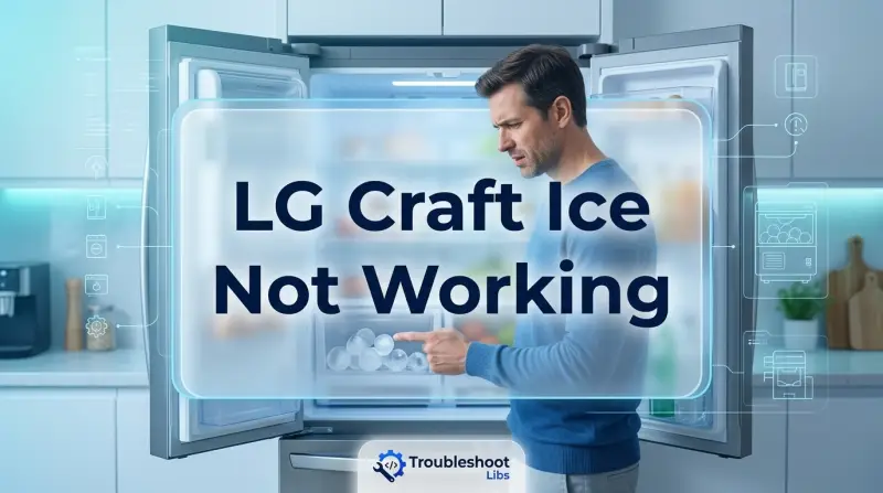 LG Craft Ice Not Working-Fi