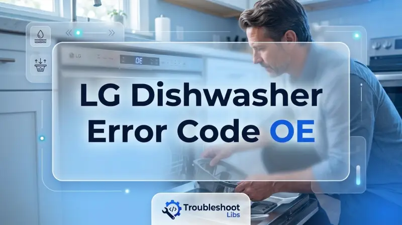 LG Dishwasher Error Code OE-Fi