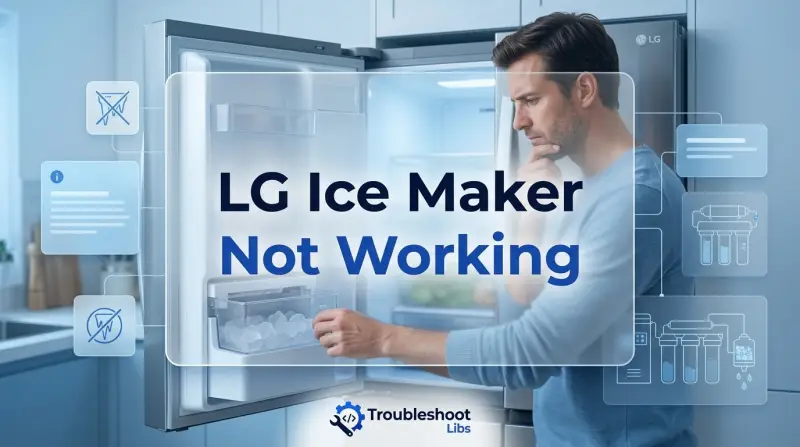 LG Ice Maker Not Working-Fi