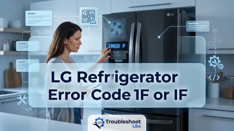 LG Refrigerator Error Code 1F or IF-Fi