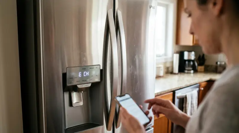 LG Refrigerator Error Code E CH