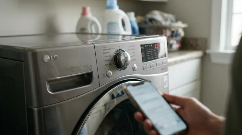 LG Washer Code TE