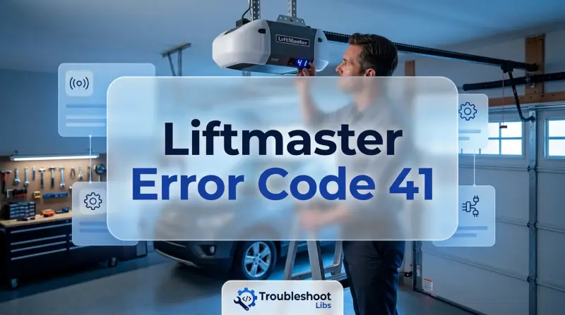 Liftmaster Error Code 4 1-Fi