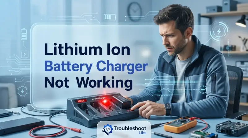 Lithium Ion Battery Charger Not Working-Fi