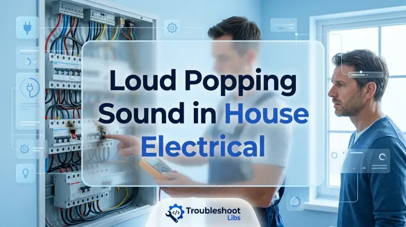Loud Popping Sound in House Electrical-Fi