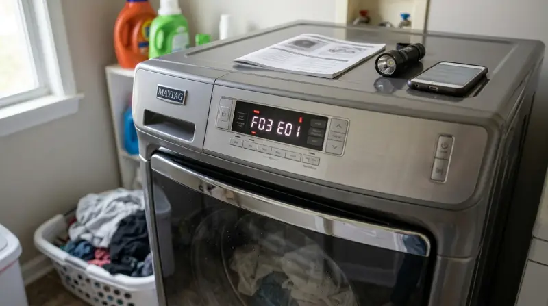 Maytag Washer Code F03 E01