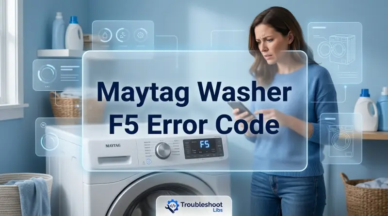 Maytag Washer F5 Error Code-Fi