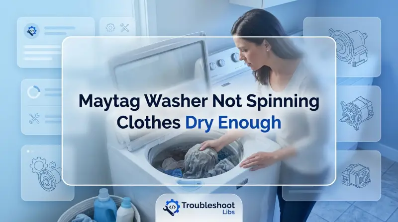 Maytag Washer Not Spinning Clothes Dry Enough-Fi