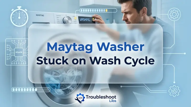 Maytag Washer Stuck on Wash Cycle-Fi