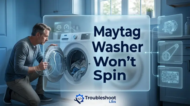 Maytag Washer Wont Spin-Fi