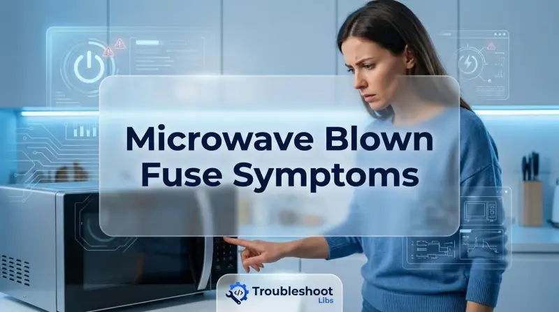 Microwave Blown Fuse Symptoms-Fi