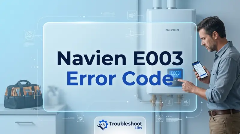 Navien E003 Error Code-Fi