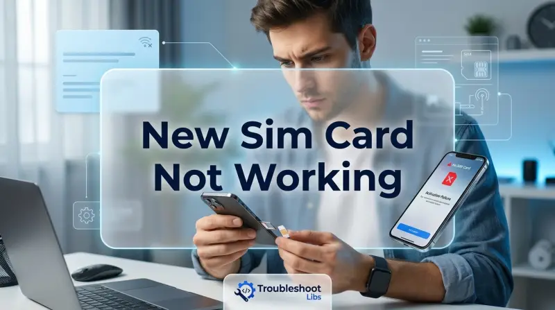 New Sim Card Not Working-Fi