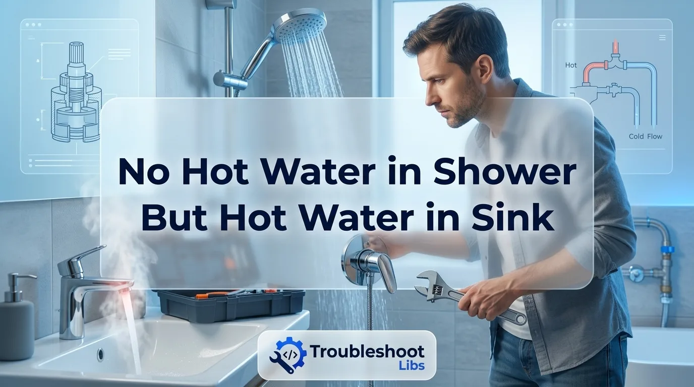 No Hot Water in Shower But Hot Water in Sink-Fi