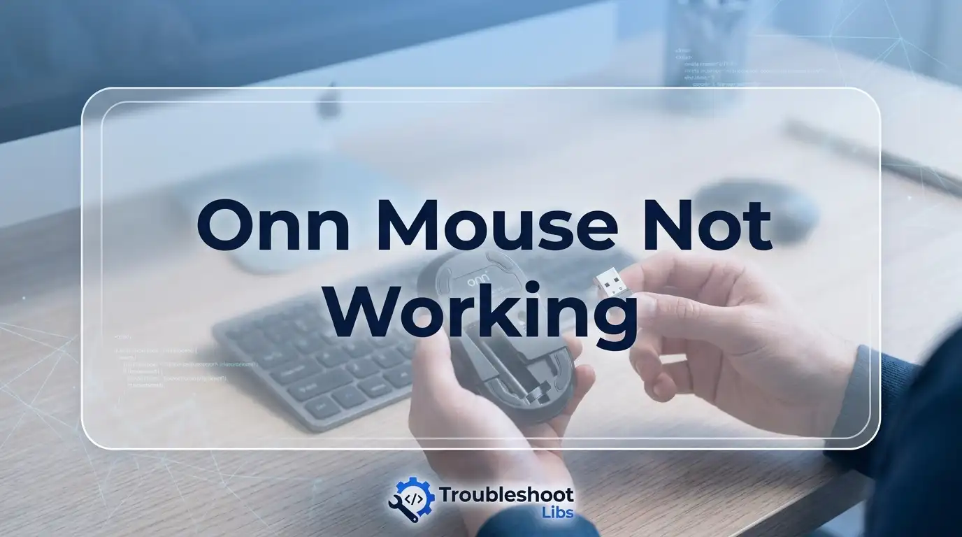 Onn Mouse Not Working