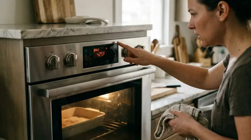 Oven Control Panel Gets Hot