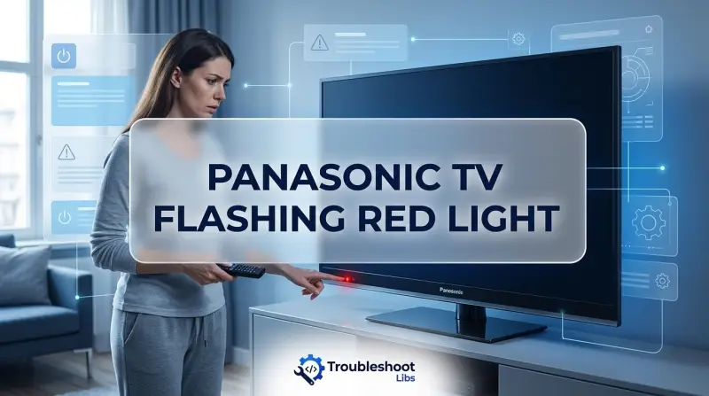 Panasonic TV Flashing Red Light-Fi