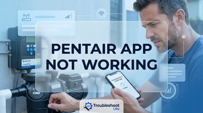 Pentair App Not Working-Fi