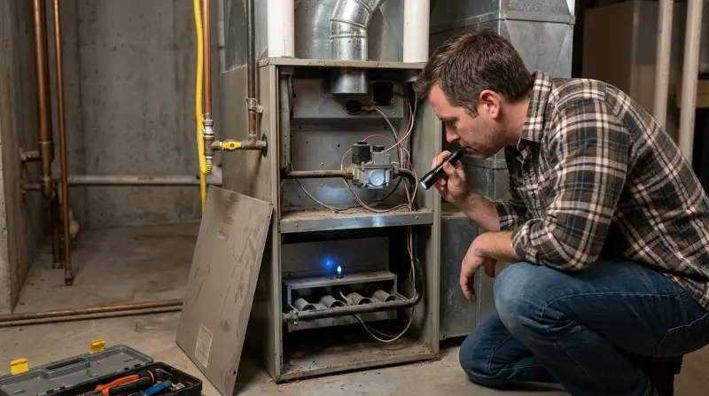 Pilot Light is Lit But Furnace Wont Kick On