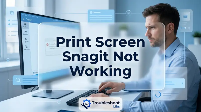 Print Screen Snagit Not Working-Fi