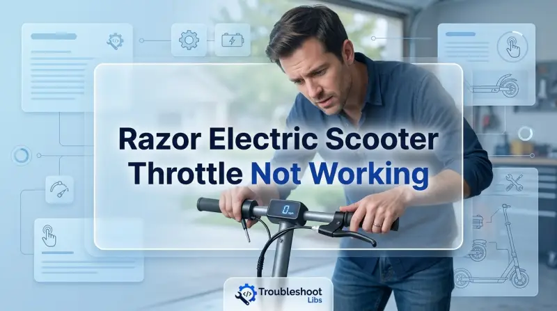 Razor Electric Scooter Throttle Not Working-Fi