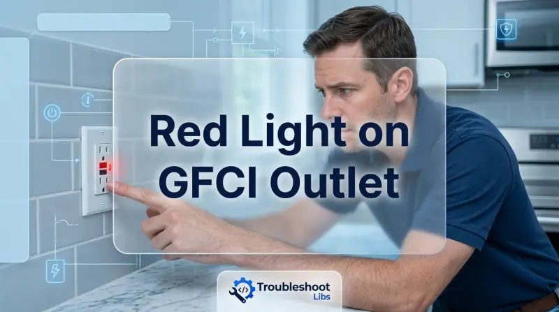 Red Light on GFCI Outlet-Fi