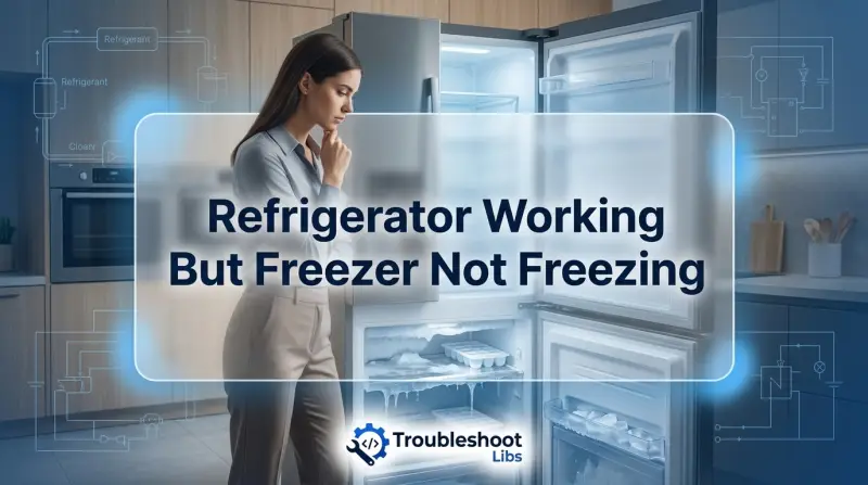 Refrigerator Working But Freezer Not Freezing