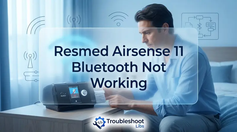 Resmed Airsense 11 Bluetooth Not Working-Fi