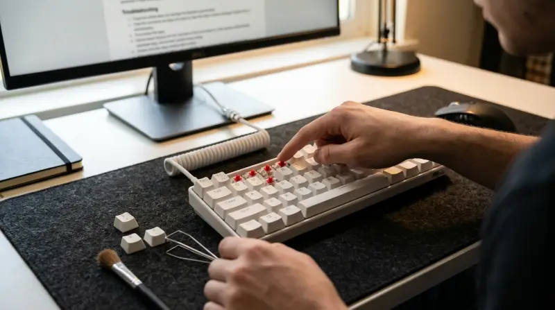 Royal Kludge RK61 Number Keys Not Working