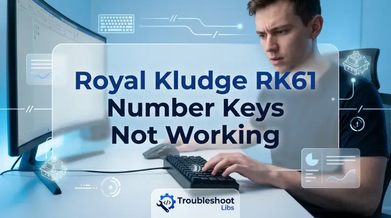 Royal Kludge RK61 Number Keys Not Working-Fi
