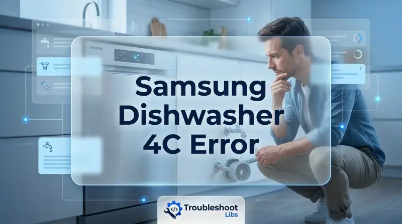 Samsung Dishwasher 4C Error-Fi