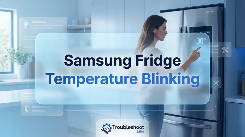 Samsung Fridge Temperature Blinking-Fi