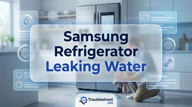 Samsung Refrigerator Leaking Water-Fi