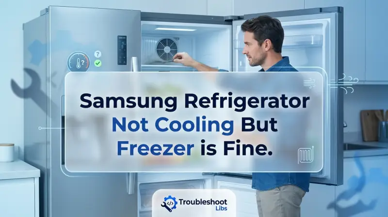 Samsung Refrigerator Not Cooling But Freezer is Fine-Fi