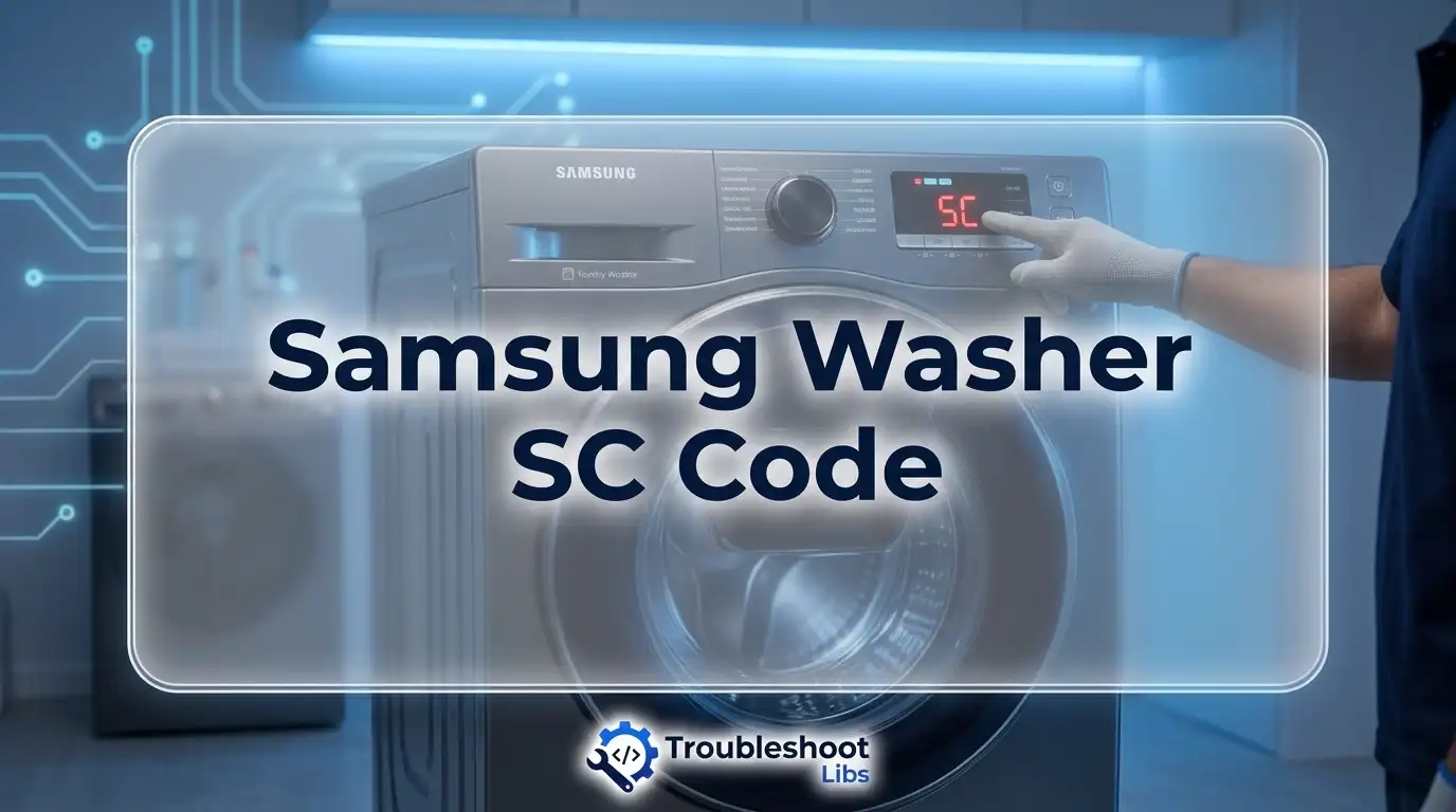 Samsung Washer SC Code