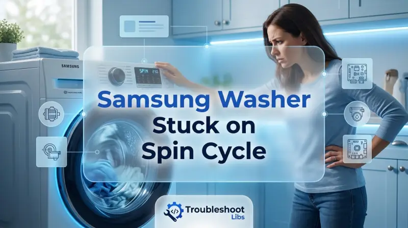 Samsung Washer Stuck on Spin Cycle-Fi