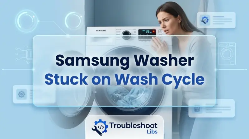 Samsung Washer Stuck on Wash Cycle-Fi